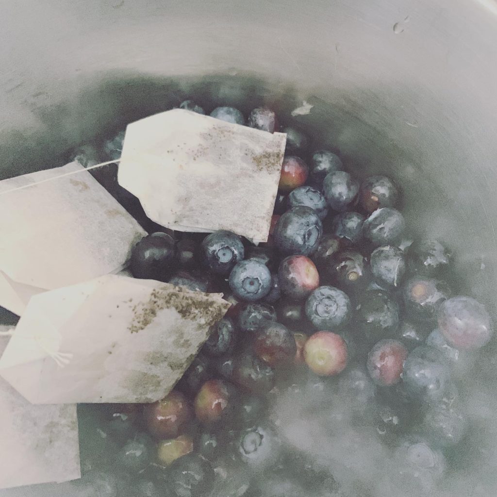 Blueberries Cooking